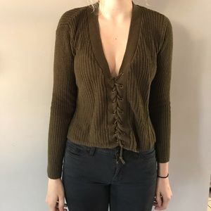 Dark green forever 21 top